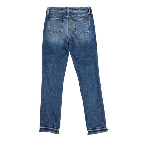 J Brand 811 Mid Rise Skinny Patchwork Denim Jean Reunion Size 27 - Picture 3 of 11